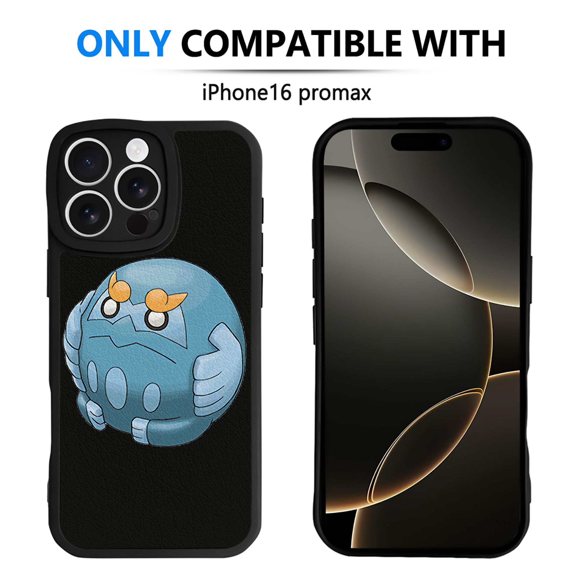 （画像用） ポケットモンスター Pokémon 【iPhone 16シリーズ対応】シリコンスマホケース（レザー調） 材質：シリコン